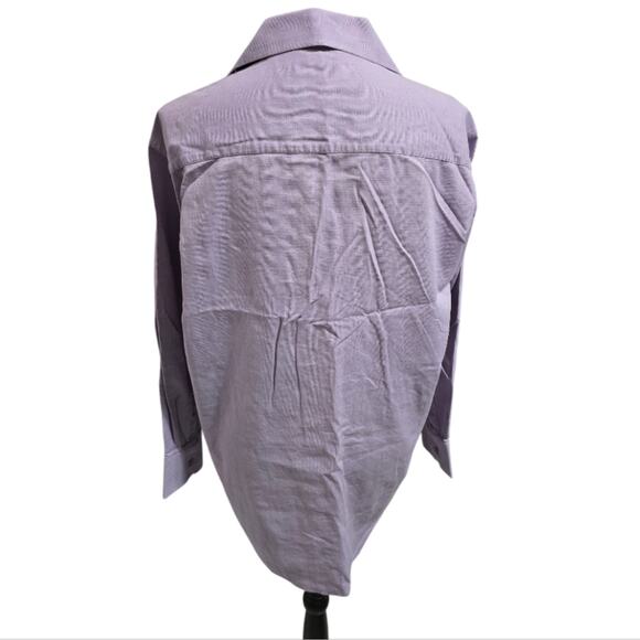 English Laundry Purple‎ Collar and cuff Detail Button-Up Shirt Size 16.5 - Picture 4 of 8